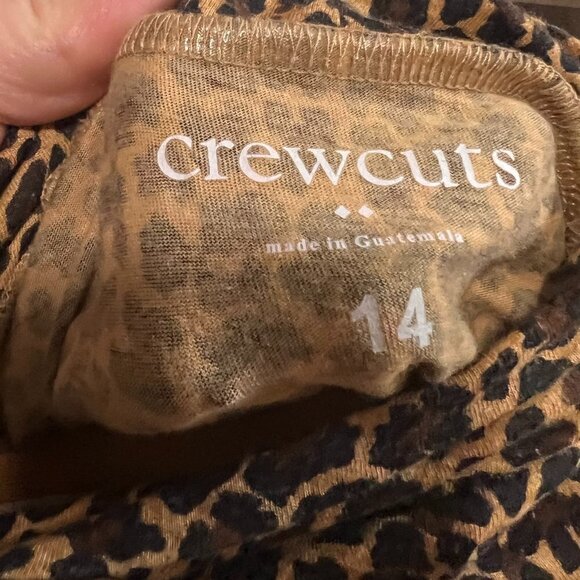 Crewcuts Tissue Turtleneck Sweater Animal Leopard Print Size 14 Girls AP948 - Picture 4 of 6